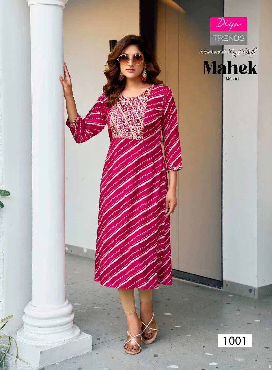 Mahek Vol 1 By Diya Trends Rayon Printed Kurti Wholesalers In Delhi